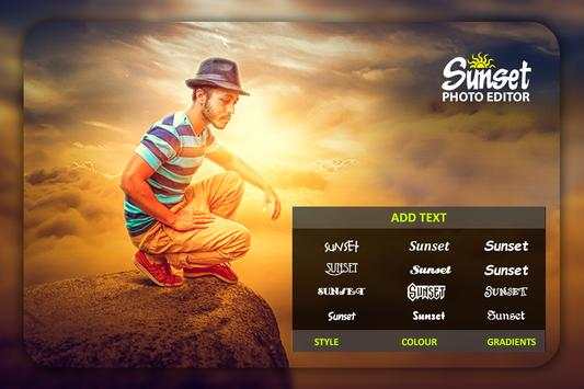 🌅 Sunset Photo Editor 🌅 screenshot 4