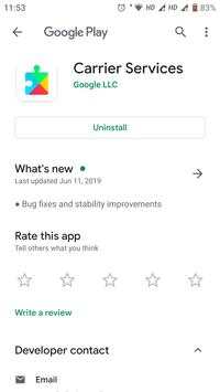 Play Services and Play Store Info 2019 1 تصوير الشاشة