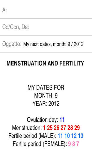 Menstruation Fertility Pro Lte screenshot 5