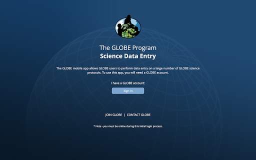 GLOBE Data Entry screenshot 6