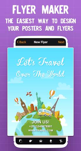 Flyer Maker - Graphic Design, Posters & Ads Maker screenshot 1
