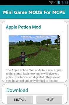 Mini Game MODS For MCPE स्क्रीनशॉट 6