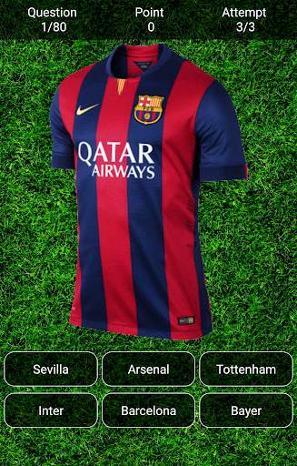 Guess the Football Club Shirt  screenshot 1
