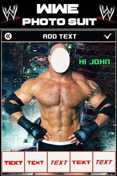 WWE Photo Suit : Wrestlers Photo Suit screenshot 4