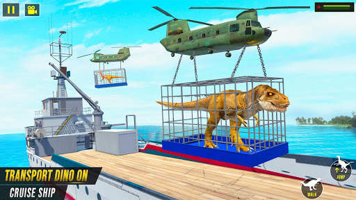 Cruise Ship Driving Angry Dino Transport Game screenshot 2