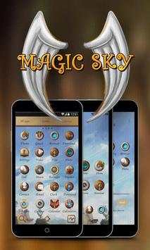 Magic Sky GO Launcher Theme скриншот 1