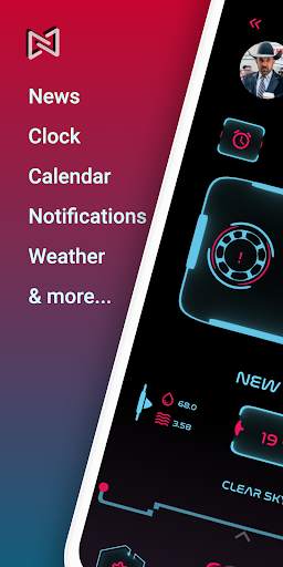 Neo Launcher Hyperion Scifi screenshot 1