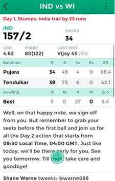 CrickBuzz : Live Cricket Score screenshot 3