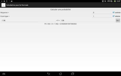 Normal Distribution Calculator screenshot 4