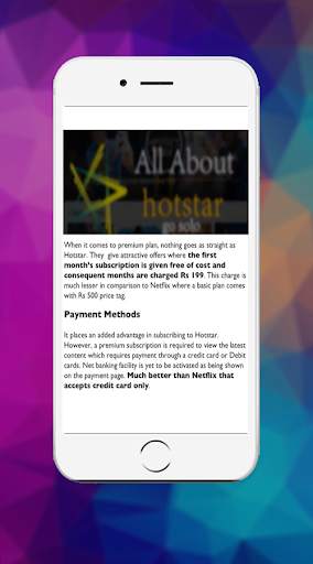 Hotstar : Live Tv Hd Shows Guide screenshot 1