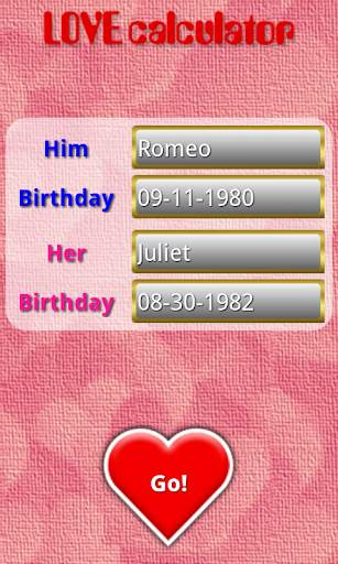 Love Calculator 2 تصوير الشاشة