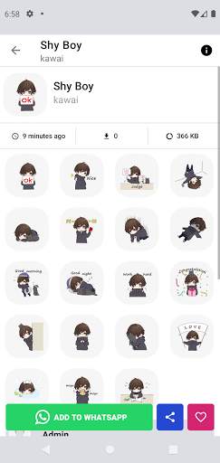 Anime Stickers, create or find manga stickers screenshot 4