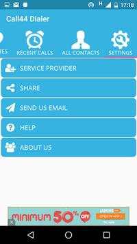 Call44 Dialer screenshot 5
