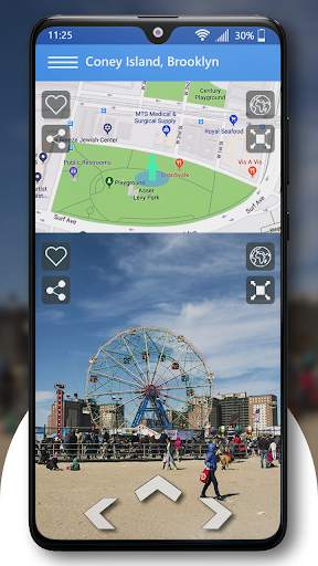 Street view: Panorama & Earth Map, Trip Planner screenshot 2