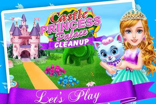 Keep Royal Princess Palace Clean Up Girls Games screenshot 1