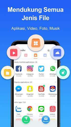 Easy Share - transfer file, berbagi file, aplikasi screenshot 1