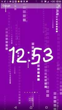 Digitle clock LWP screenshot 2