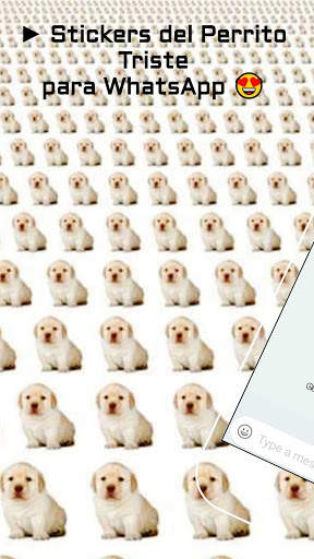 Stickers 🐶 del Perrito Triste para WA screenshot 1