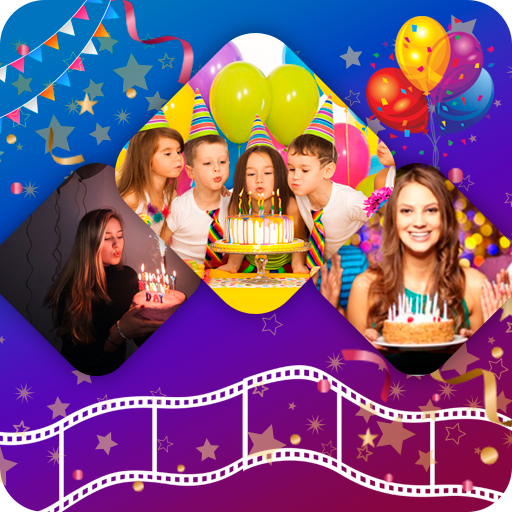 Birthday Video Maker with Song icon