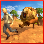 Angry Lion City Attack icon