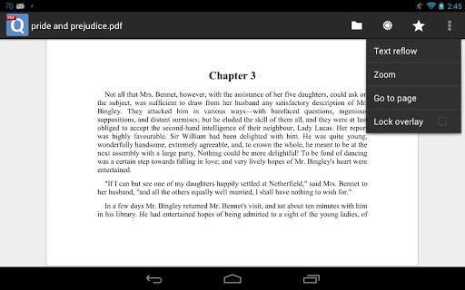 qPDF Viewer Free PDF Reader 8 تصوير الشاشة