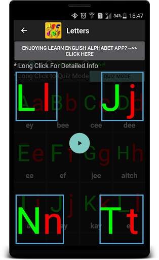 Learn English Alphabet скриншот 7