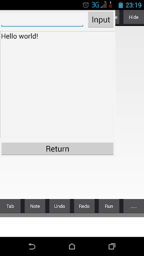 C   Compiler IDE screenshot 2