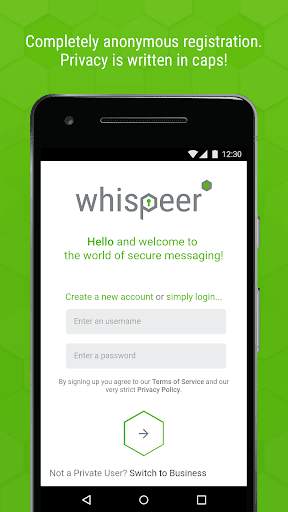 whispeer Messenger screenshot 1