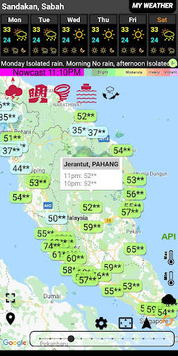 MY Weather (Malaysia) скриншот 1