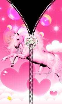 Unicorn Zipper UnLock screenshot 4