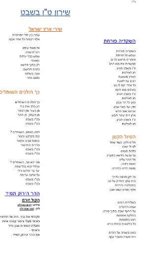 Tu Bishvat - Seder, songs etc. screenshot 3