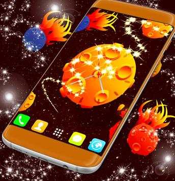 Space Clock Live Wallpaper Hd screenshot 4