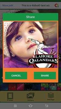 Pakistan League DP Maker - Cricket photo Frames screenshot 2