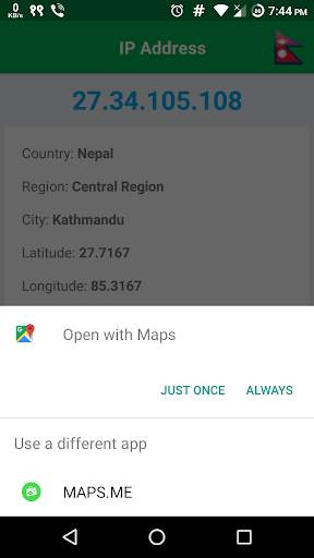 Find My IP screenshot 2