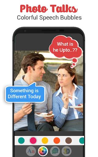 Photo Talks: Speech Bubbles Comic Creator скриншот 1