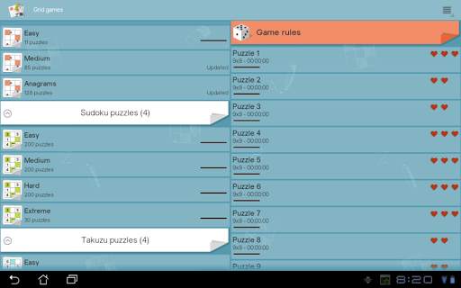 Grid games (crossword & sudoku screenshot 10