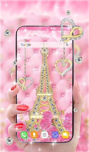Keyboard & Wallpaper For Girls screenshot 2