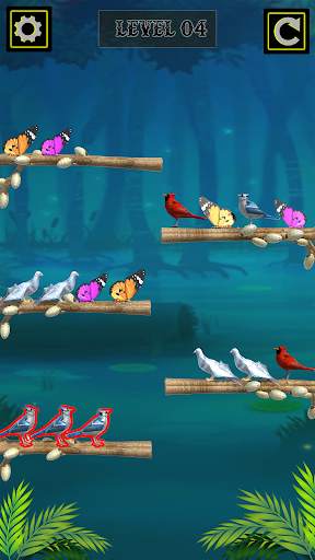Colored Bird Sort Puzzle screenshot 3