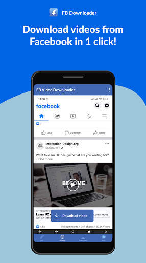 Video Downloader for Facebook screenshot 1