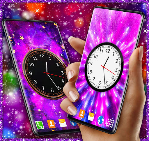 Classic Clock Wallpaper 🕚 Abstract Live Wallpaper screenshot 1