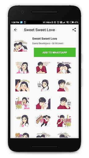 WAStickerApps - Love Stickers For WhatsApp screenshot 4