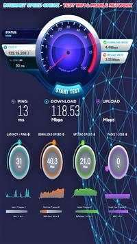 internet speed test : WiFi & Mobile Network screenshot 2