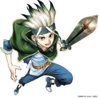 Stone War - DR. Ishigami Senku Wallpaper HD logo