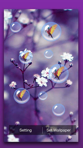 Lavender Live Wallpaper screenshot 4
