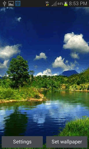 Nature Lagoon Live Wallpaper screenshot 1