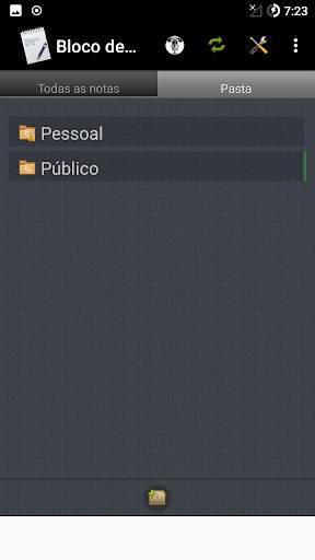 Bloco de notas screenshot 1