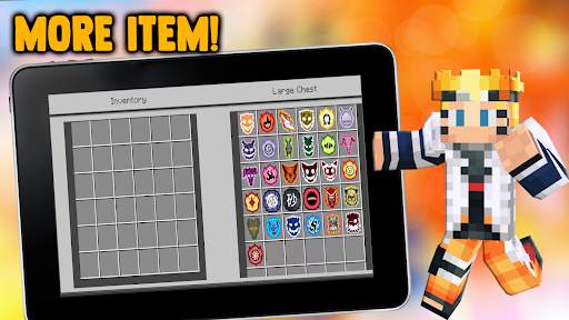 Naruto jedy mod Mobs for MCPE screenshot 1