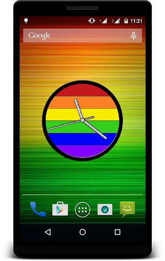 Colorfull Clock Live Wallpaper screenshot 4