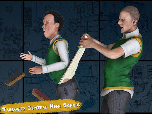 Real High School Fighting - Gangster Crime Sim 3D screenshot 13
