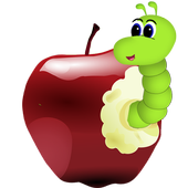 Wurm und Apfel Logik-Puzzle-Spiele icon